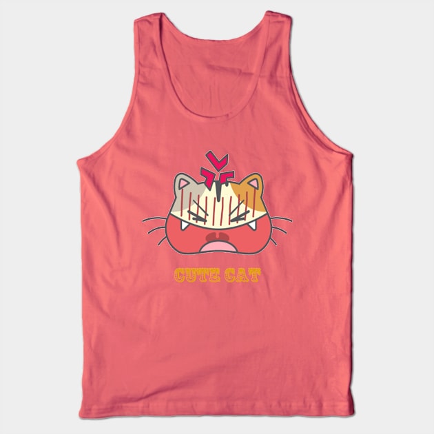 Cute cat lover Tank Top by This is store